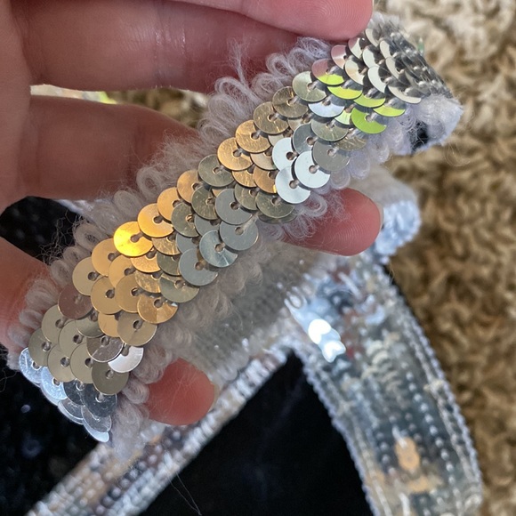 Dream girl black & silver sequined flapper dress - Picture 4 of 11